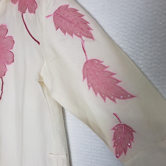 Baluchi Womans Top Pink embroidery/Sequins Size 10 - Picture 5 of 9